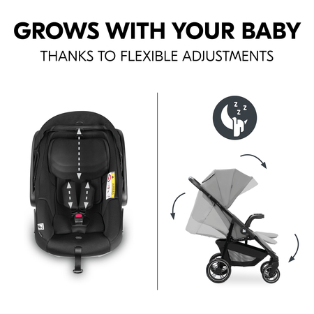 Flexible adjustment options - grows with you