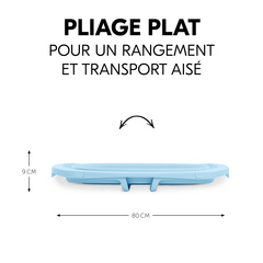 Pliable à plat, rangement simple et transport aisé
