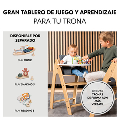 Bandeja de juego y aprendizaje para tu trona