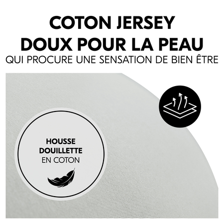 Housse en coton respirante et douce