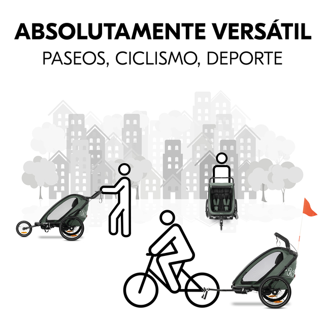 Bike N Walk Duo Dark Green