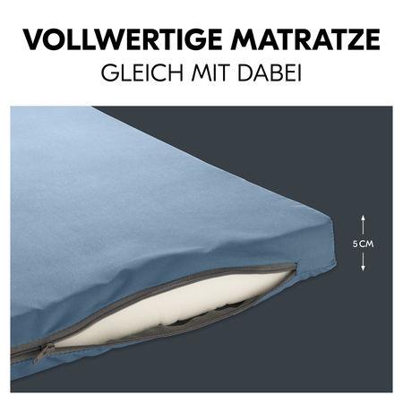 Vollwertige Matratze gleich mit dabei