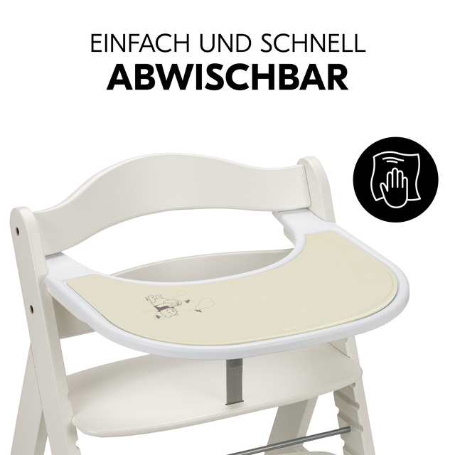 Highchair Tray Mat Pooh Dusty Beige