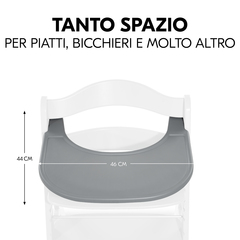 Tanto spazio per il bambino per mangiare e giocare