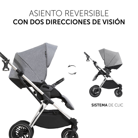 Asiento reversible con dos direcciones de vistas