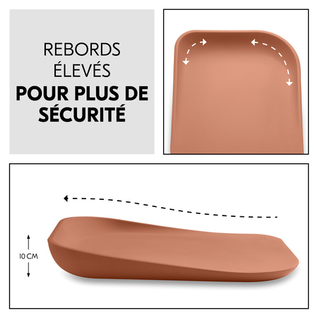 Bord surélevé pour une sécurité supplementaire