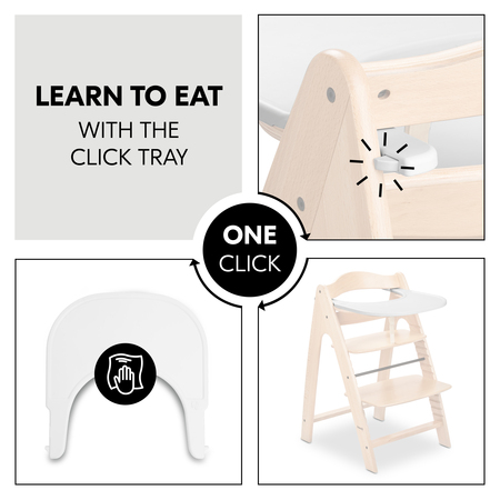 Learning to eat with the one-click food tray