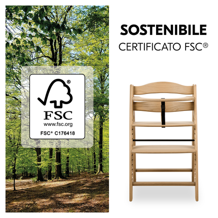 Legno sostenibile e certificato FSC®