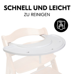Leichtes Reinigen dank glatter Oberfläche