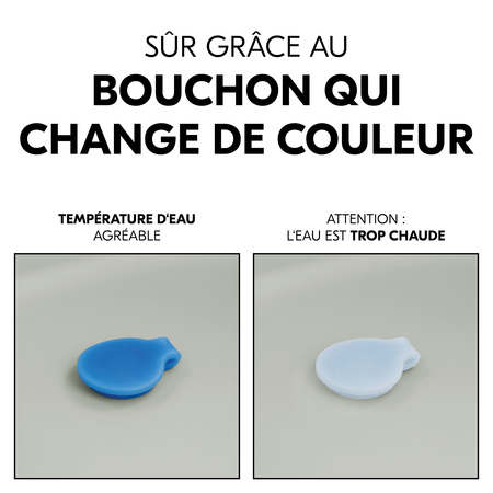 Bouchon changeant de couleur pour plus de sécurité