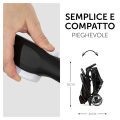 Pieghevole con una mano, facile da trasportare
