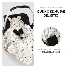 Manta bebé  suave y cómoda que no se desliza