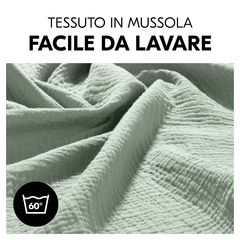 Tessuto di mussola lavabile in lavatrice