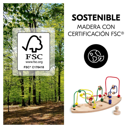 Accesorio de juego de madera sostenible