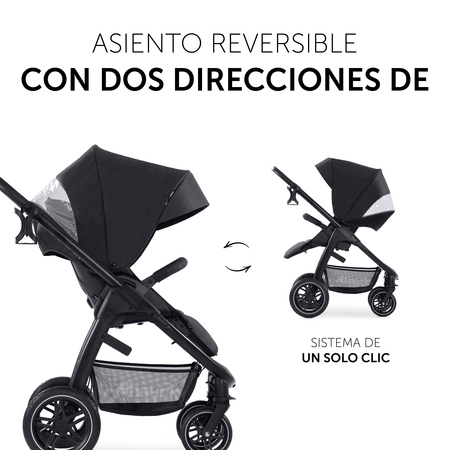 Asiento reversible con dos direcciones de visión