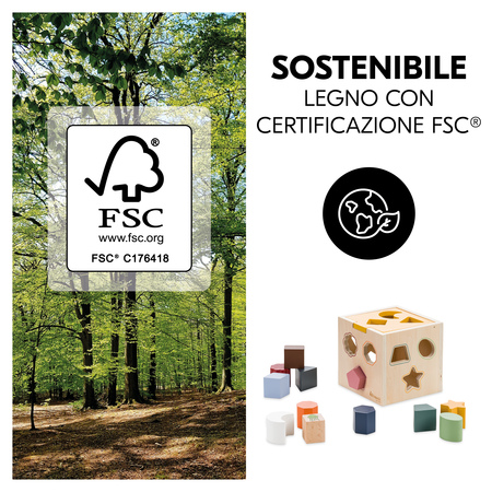 Gioco sostenibile in legno approvato FSC®