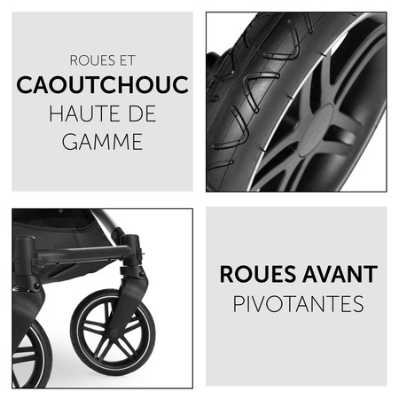 Roues increvables en caoutchouc