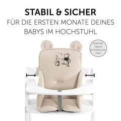Stabil dank hoher Rückenlehne und Seitenpolsterung
