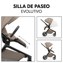 Silla de paseo evolutiva reversible