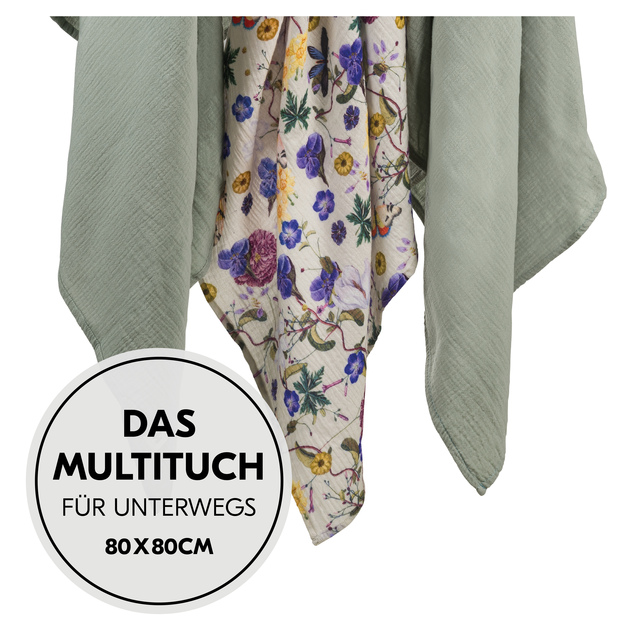 Cuddle N Clean 3Set Sage/Beige Floral