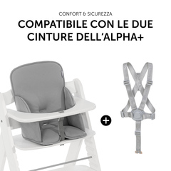 Compatibile con le cinture dell’Alpha+