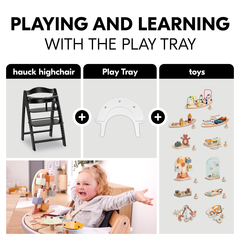Playing and learning fun with the play tray
