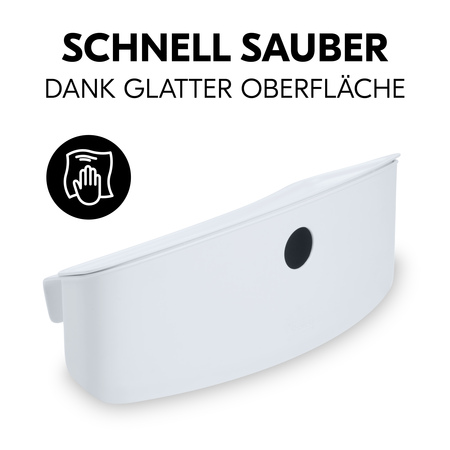 Schnell sauber dank glatter Oberfläche