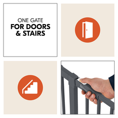 Pressure fit gate for standard doors and stairs
