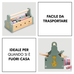 Facile da trasportare grazie alla pratica maniglia