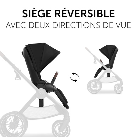 Siège réversible avec deux directions de vue