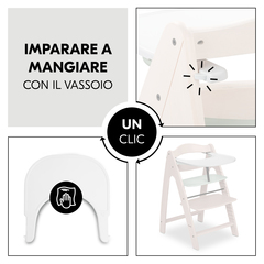 Imparare a mangiare con vassoio pappa da aggancio