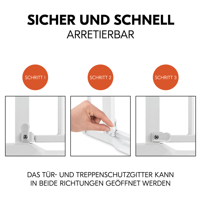 Clear Step Autoclose 2 Set +9 cm White