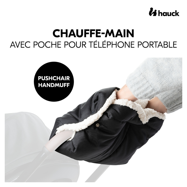 Pushchair Handmuff Black