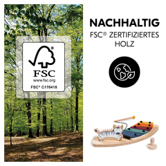 Spielaufsatz aus nachhaltigem Holz