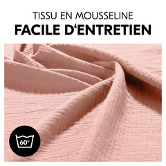 Tissu de mousseline facile à nettoyer