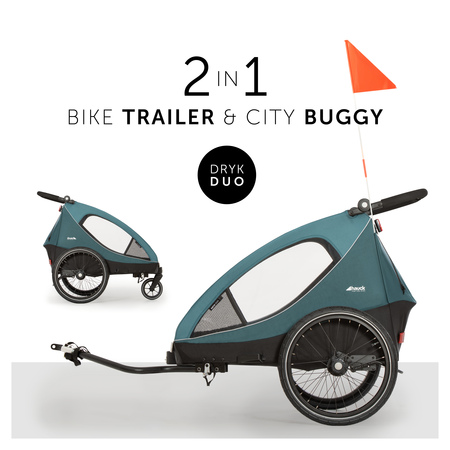 Duo bike trailer & pushchair in one