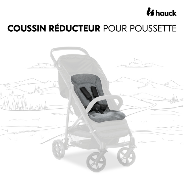 Pushchair Seat Liner  Flowers Rose