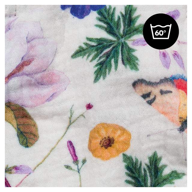 Baby Bouncer Cover Floral Beige