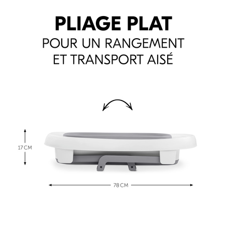 Pliable à plat, rangement simple et transport aisé