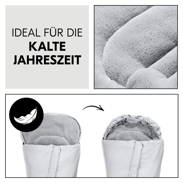 Pushchair Footmuff  Winter Grey