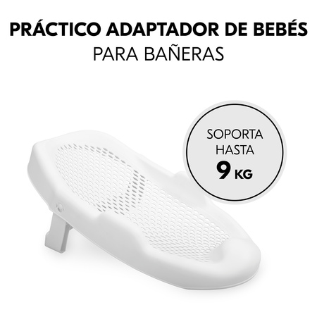 Práctico asiento para bañeras de bebés