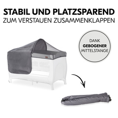 Stabil dank gebogener Mittelstange