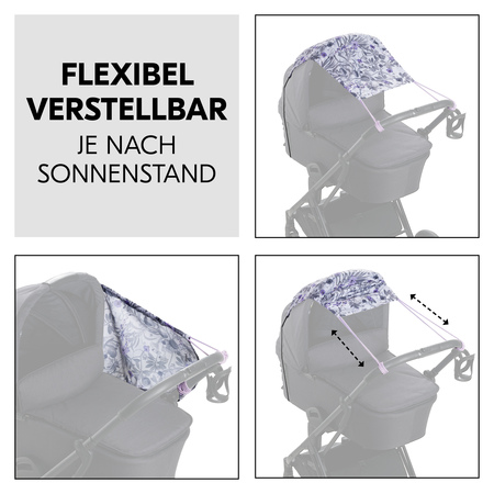 Flexibel verstellbar je nach Sonnenstand