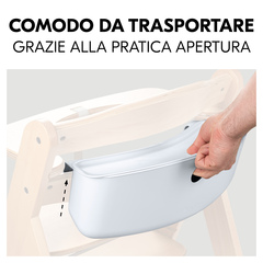 Facile da trasportare grazie alla pratica fessura