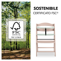 Legno di faggio sostenibile e certificato FSC®