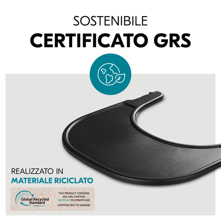 Materiale sostenibile e certificato GRS