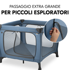 Passaggio extra large per piccoli esploratori
