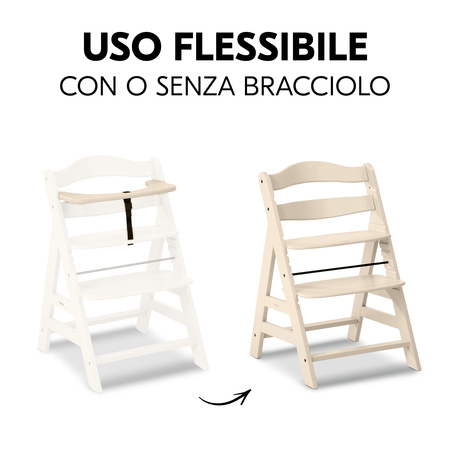 Utilizzo flessibile con o senza barra frontale