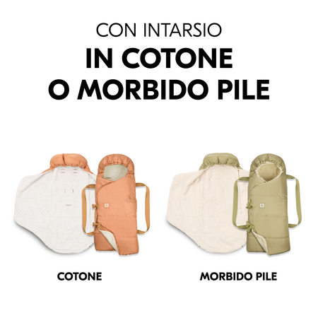 Dotato di pratico inserto in cotone o pile