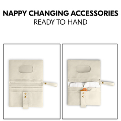 Clever pockets for mats and changing accessories